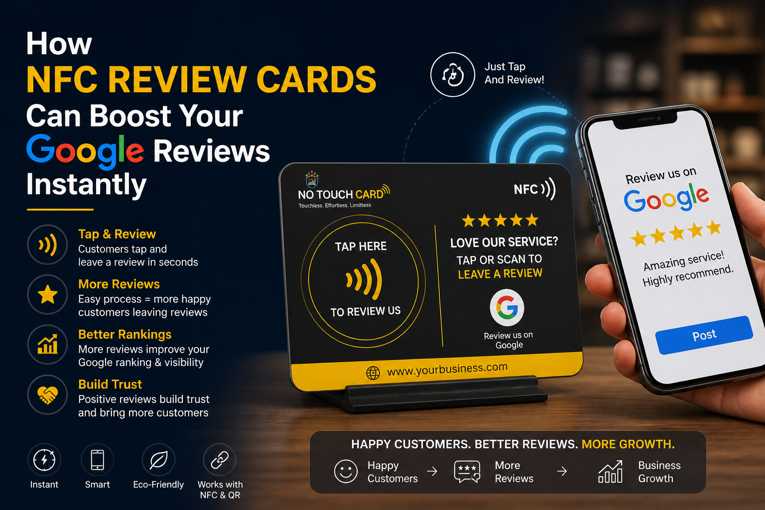 How NFC Review Cards Can Boost Your Google Reviews Instantly